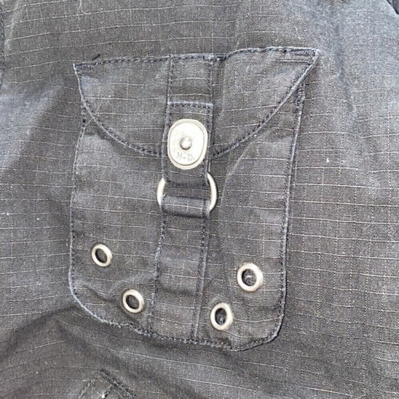 HD HARLEY DAVIDSON Black Motorcycle Biker Jacket Military Bomber Size XS - Picture 5 of 7